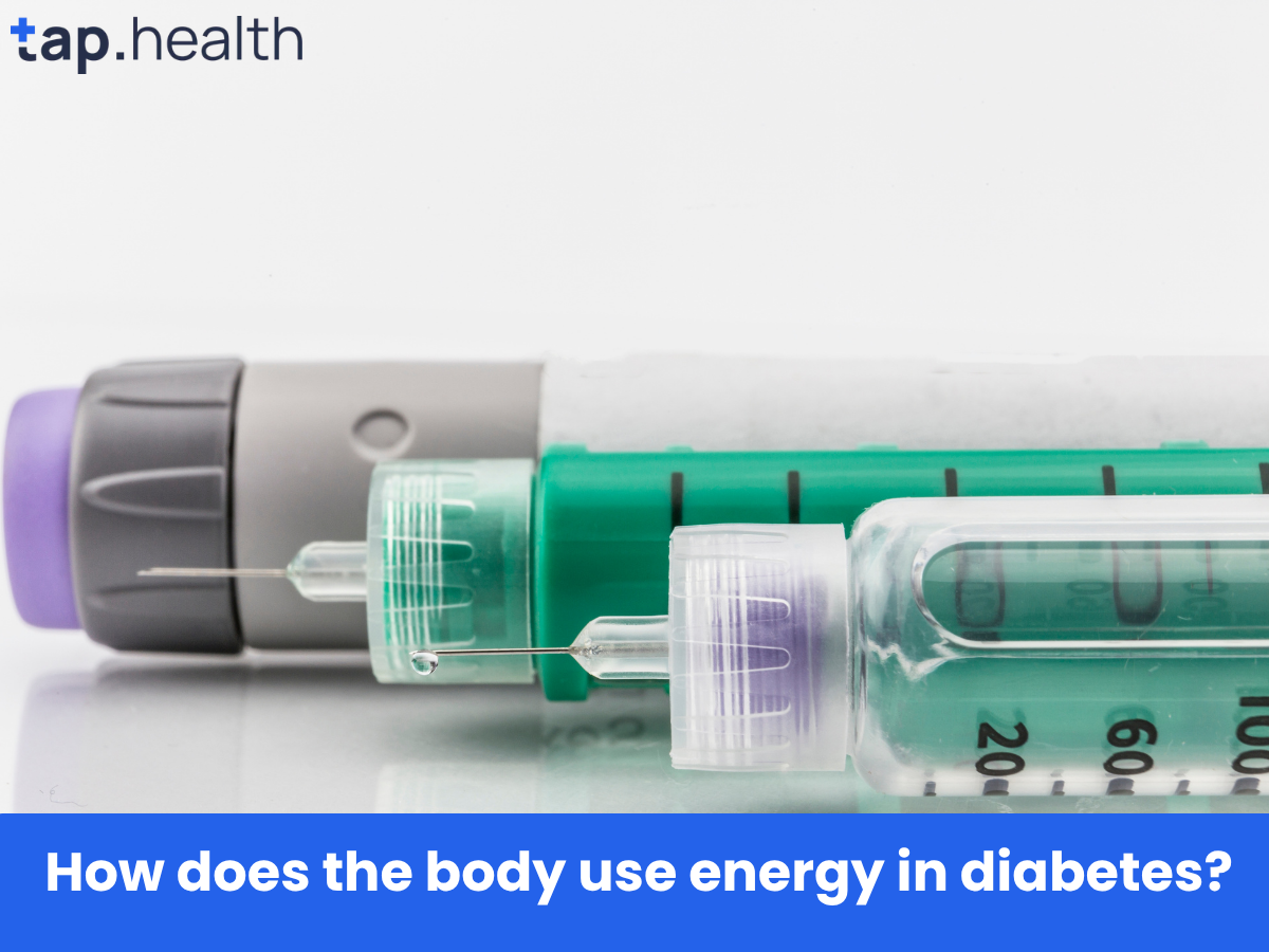 How does the body use energy in diabetes