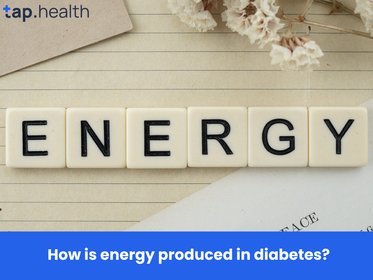 How is energy produced in diabetes