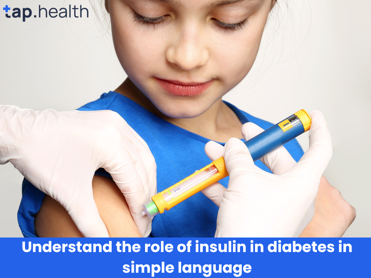 Understand the role of insulin in diabetes in simple language