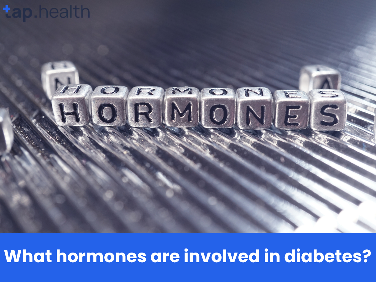 What hormones are involved in diabetes