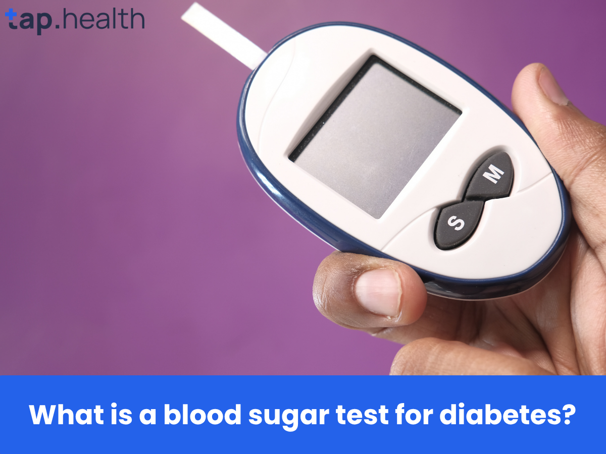What is a blood sugar test for diabetes