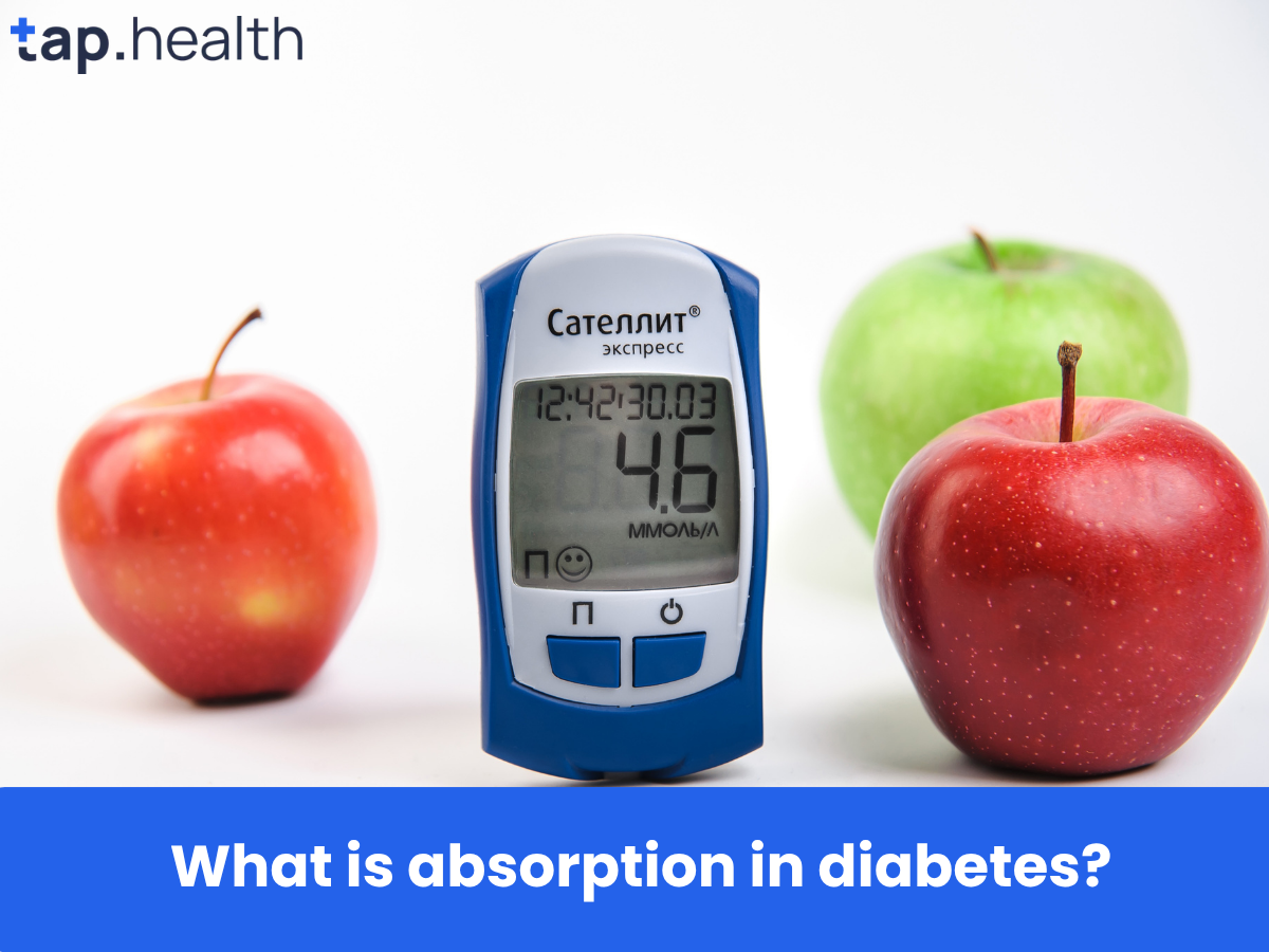 What is absorption in diabetes