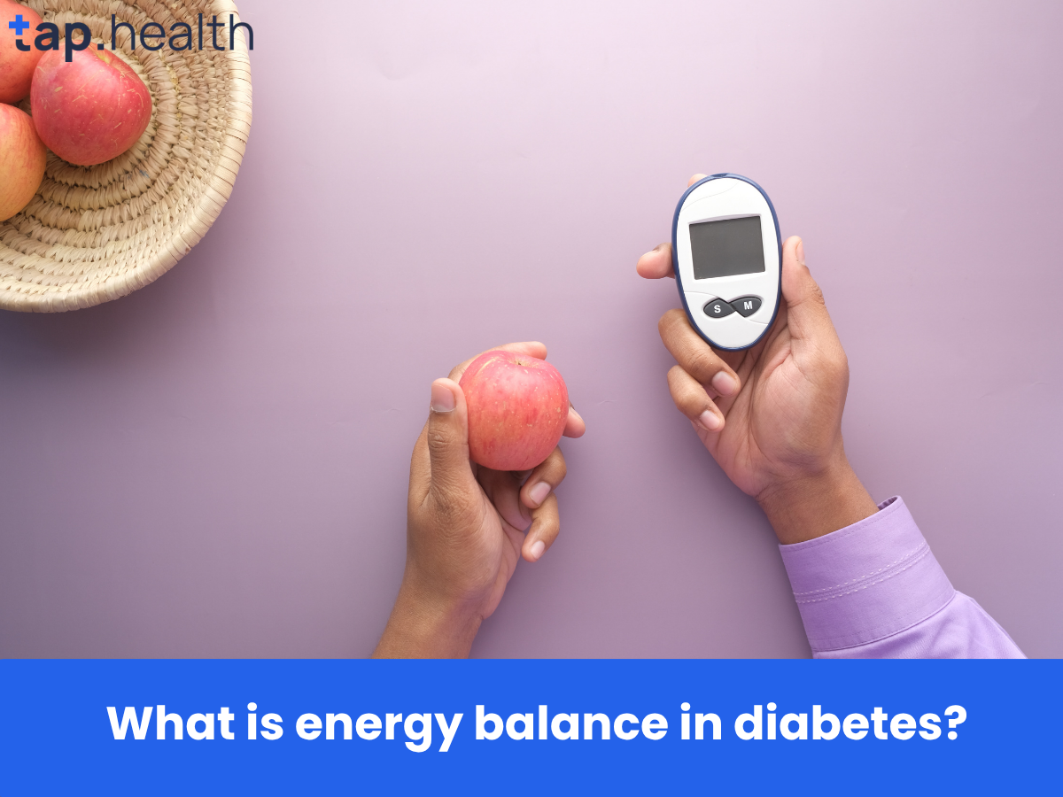 What is energy balance in diabetes