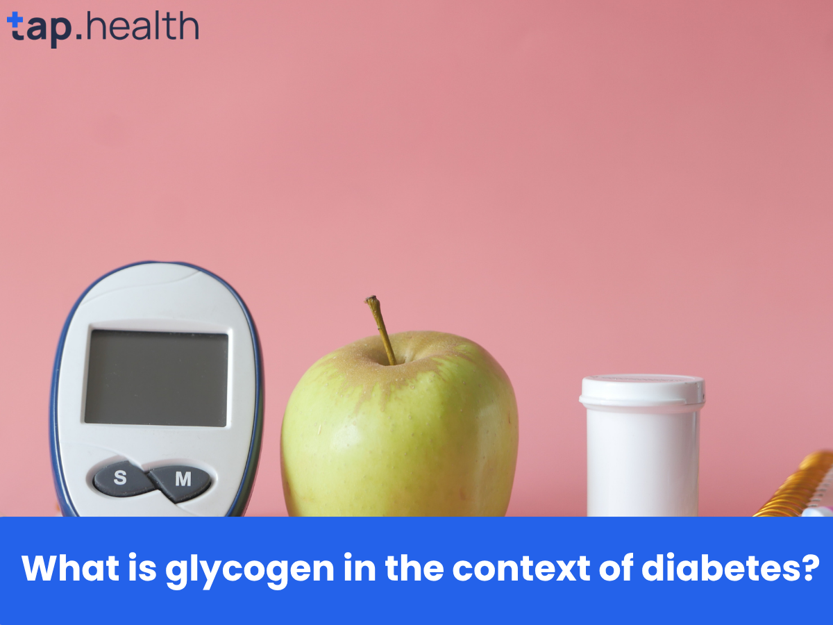 What is glycogen in the context of diabetes