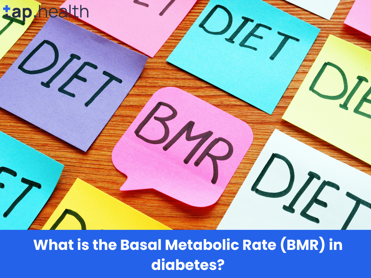 What is the Basal Metabolic Rate (BMR) in diabetes