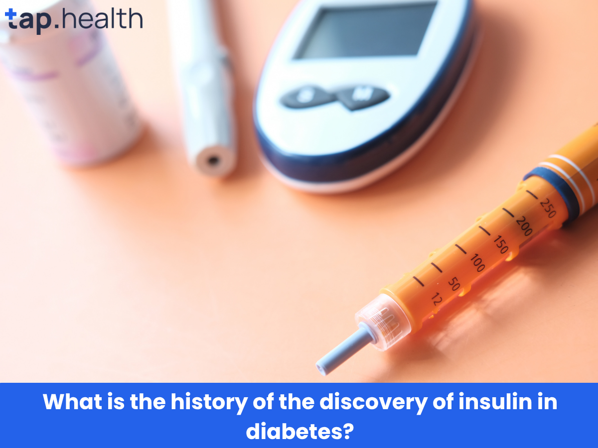 What is the history of the discovery of insulin in diabetes