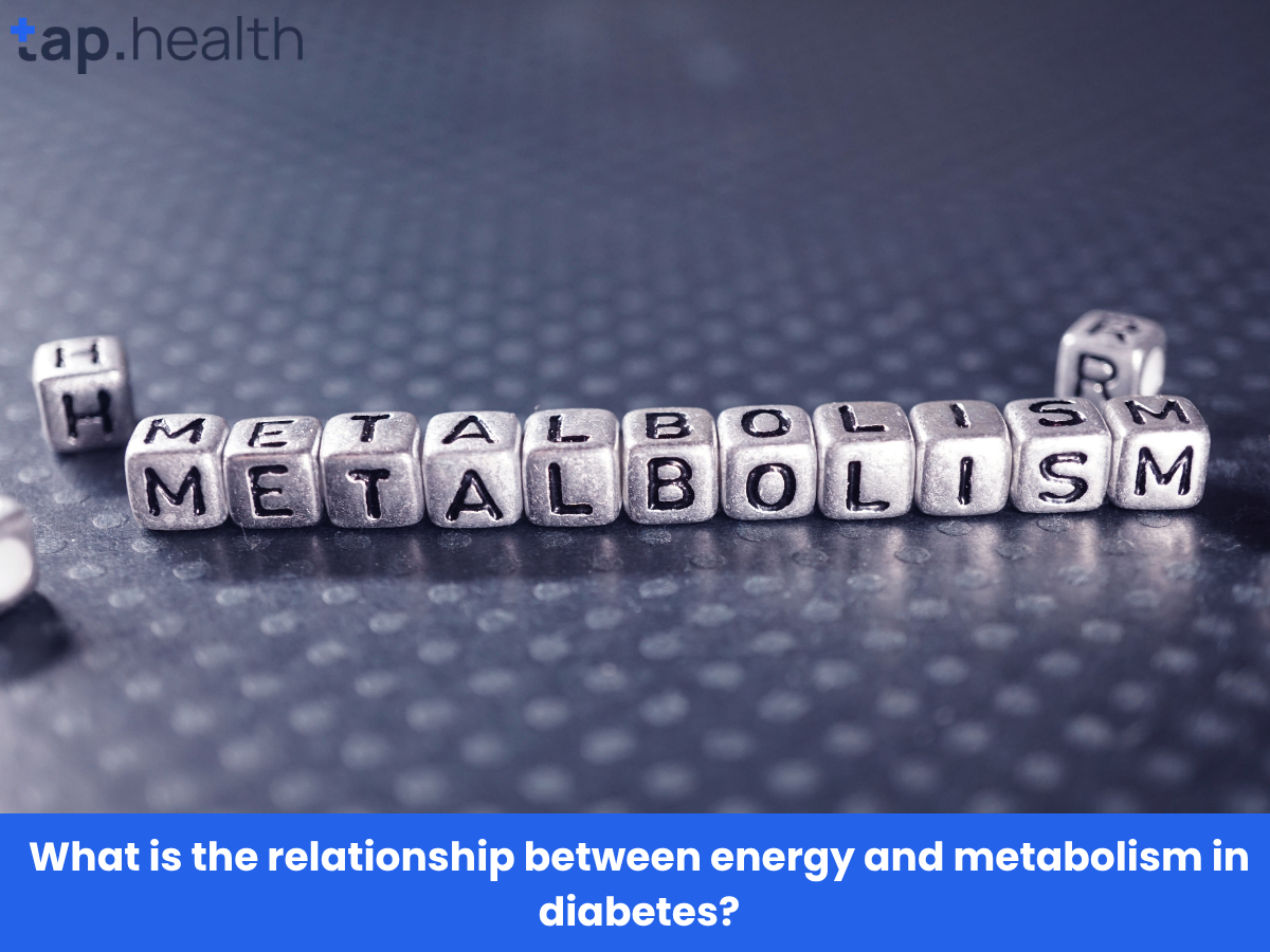 What is the relationship between energy and metabolism in diabetes