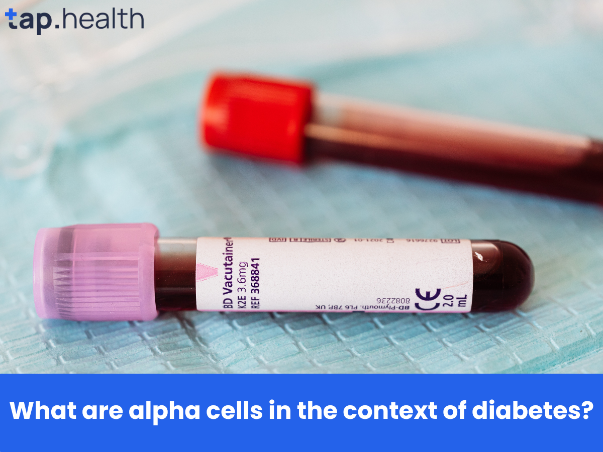 What are alpha cells in the context of diabetes
