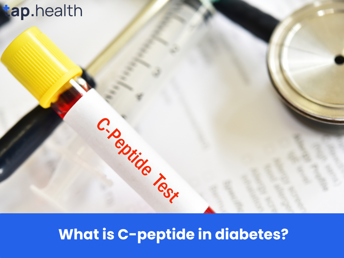 What is C-peptide in diabetes