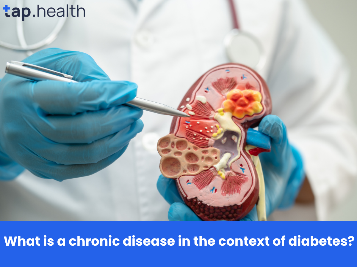 What is a chronic disease in the context of diabetes