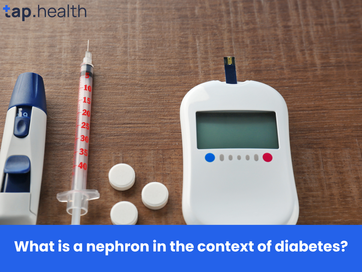 What is a nephron in the context of diabetes
