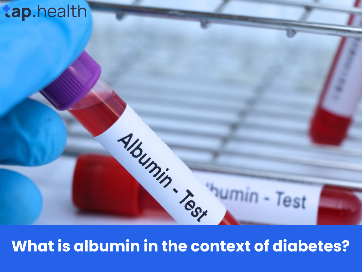 What is albumin in the context of diabetes