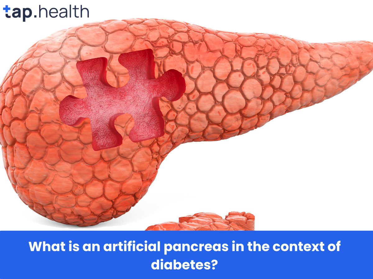 What is an artificial pancreas in the context of diabetes