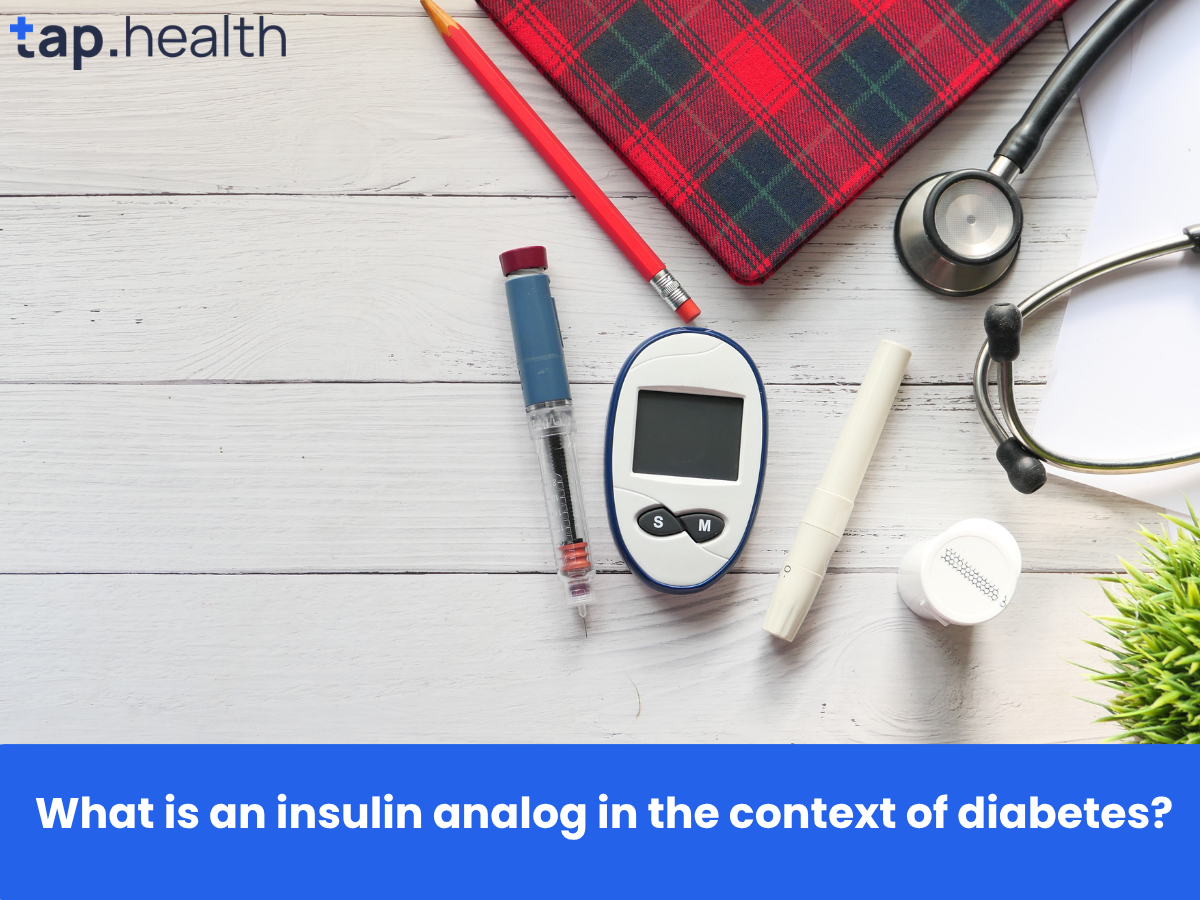 What is an insulin analog in the context of diabetes