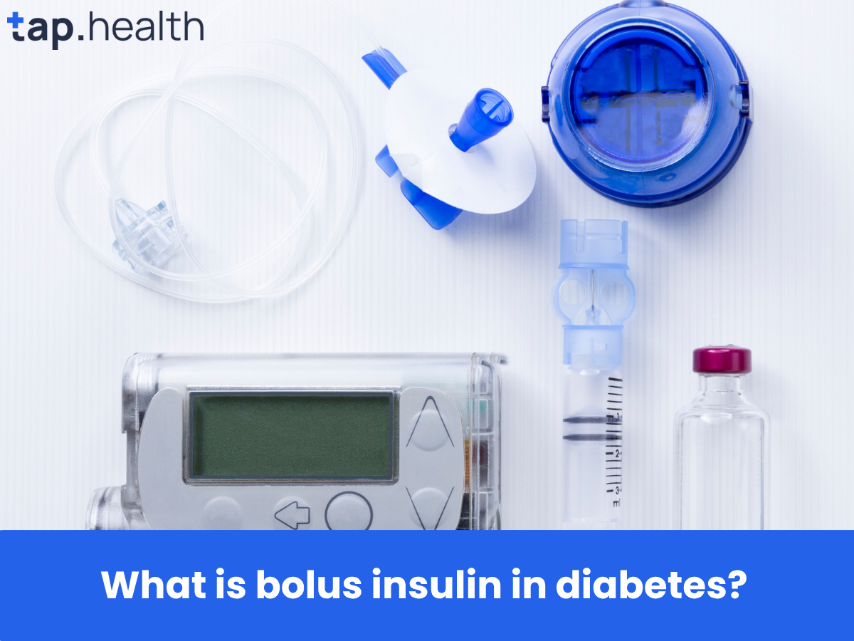 What is bolus insulin in diabetes