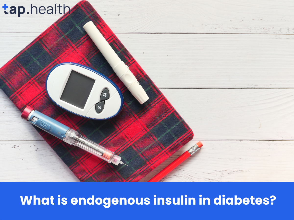 What is endogenous insulin in diabetes