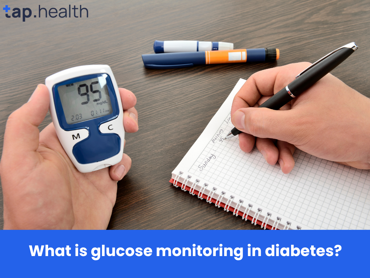 What is glucose monitoring in diabetes