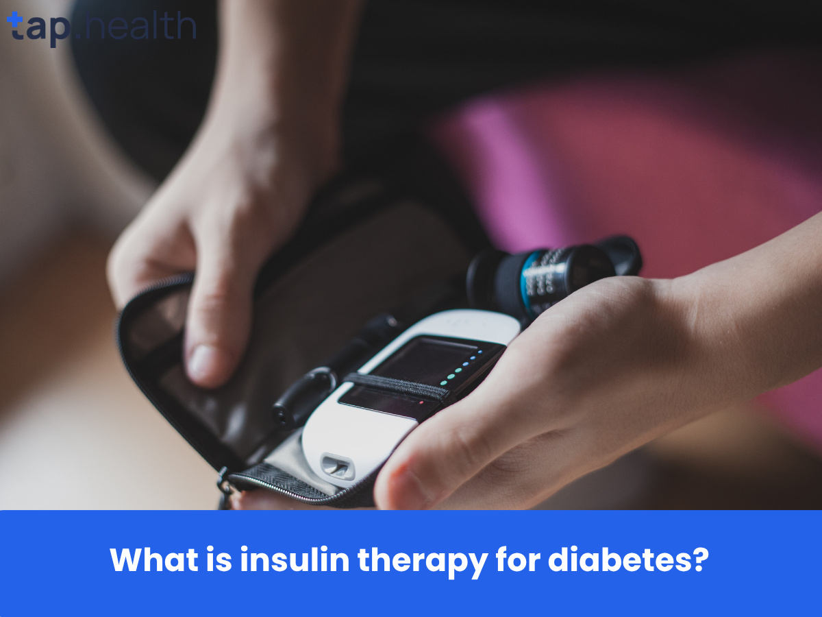 What is insulin therapy for diabetes