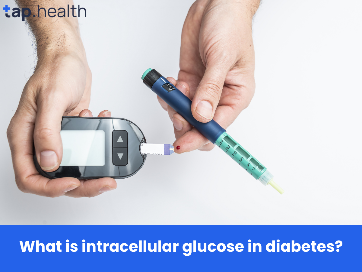 What is intracellular glucose in diabetes