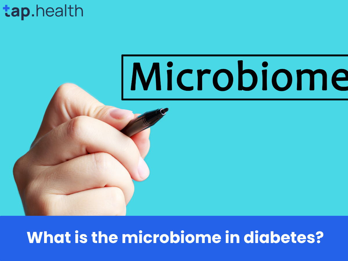 What is the microbiome in diabetes