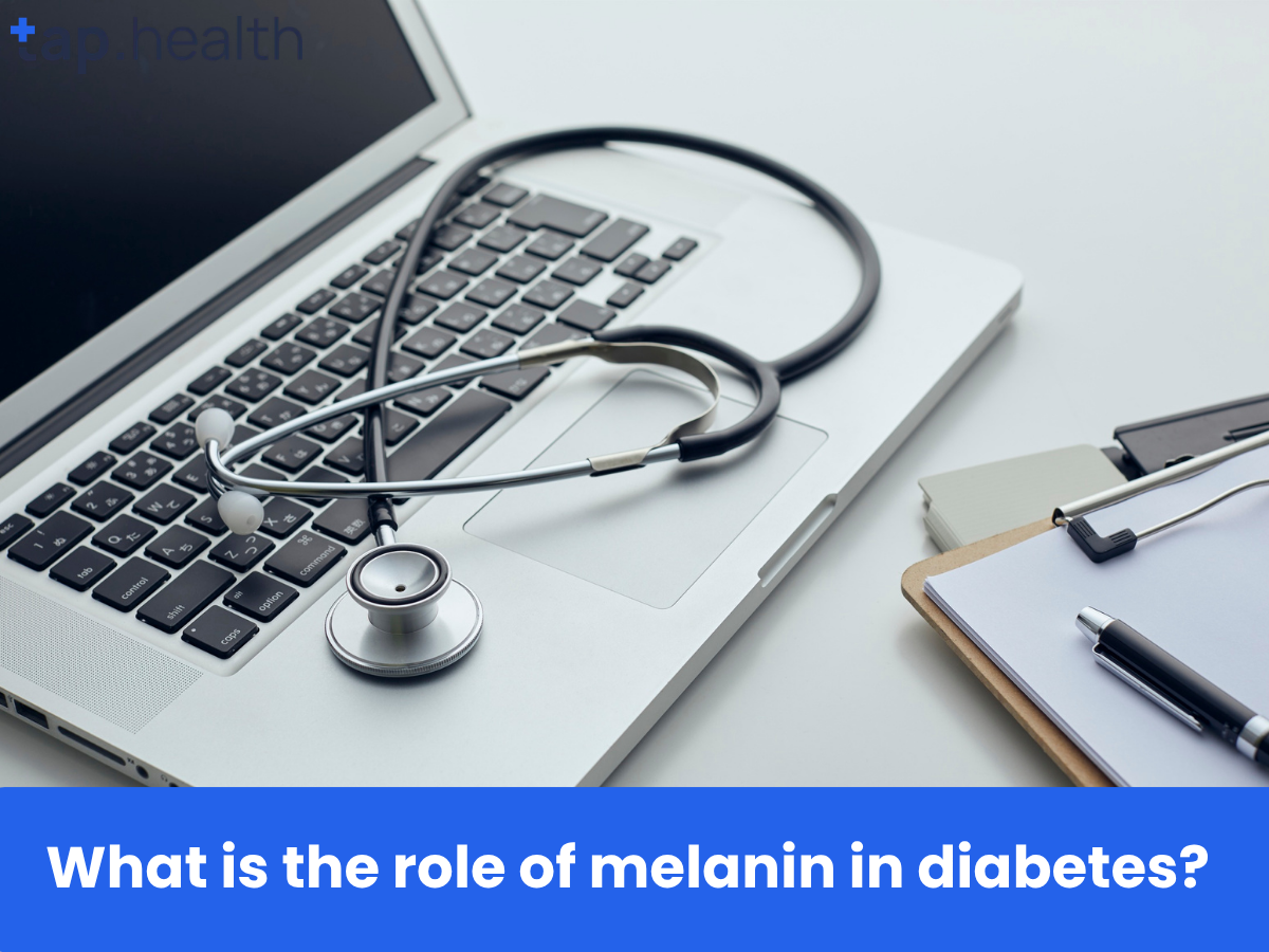 What is the role of melanin in diabetes